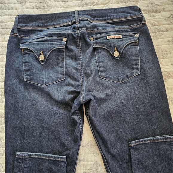 $ 38 HUDSON dark blue jeans size 32 - Picture 3 of 4